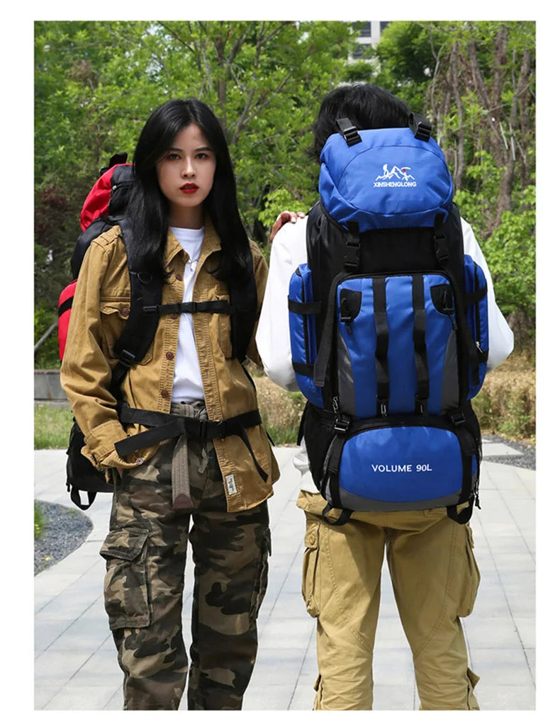 Waterproof Hiking Camping Backpack 90L
