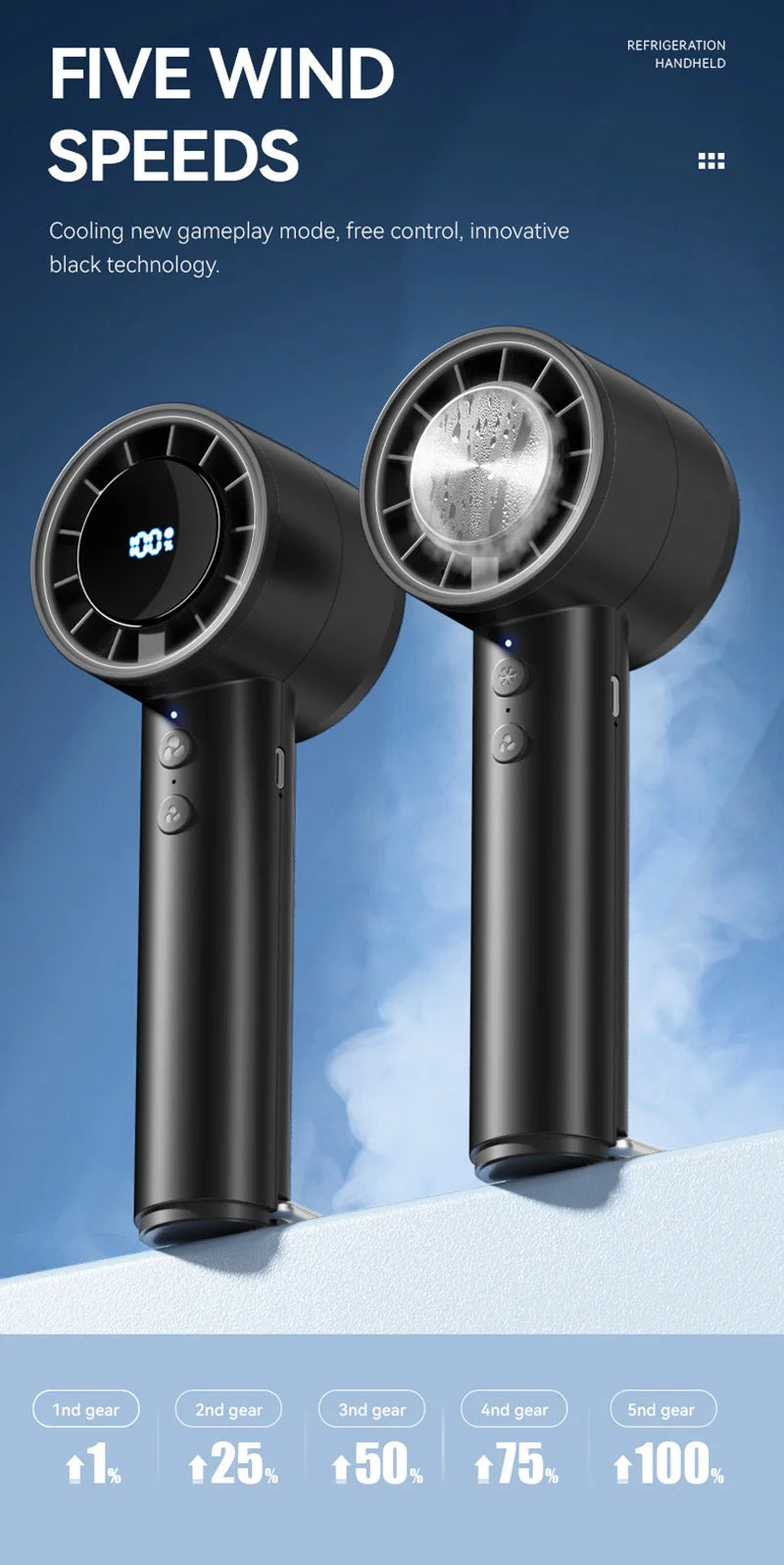 Silent High-speed Led Display High Wind Power