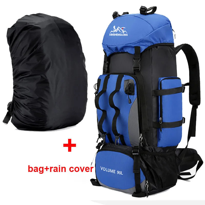 Waterproof Hiking Camping Backpack 90L