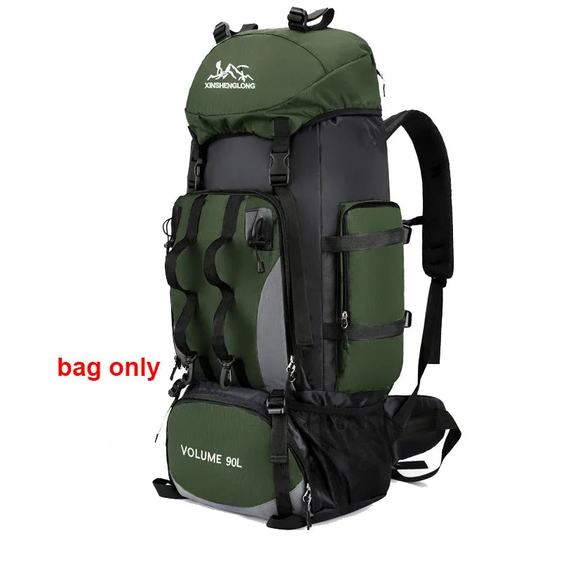 Waterproof Hiking Camping Backpack 90L